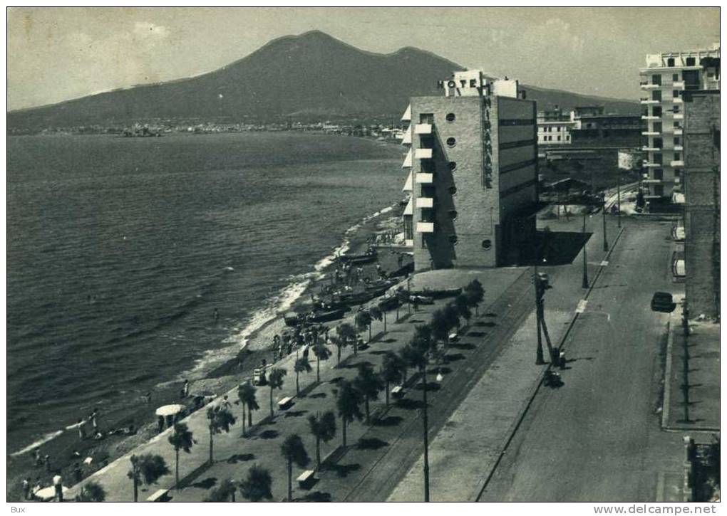 CASTELLAMARE DI STABIA   HOTEL MIRAMARE   CAMPANIA  VIAGGIATA  COME DA FOTO IMMAGINE OPACA - Castellammare Di Stabia