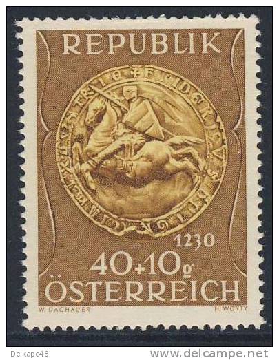 Oostenrijk Austria Österreich 1949 Mi 937 YT 773 ** Seal Of Duke Friedrich II (1230) / Prisoners-of-War Relief Fund - Ongebruikt