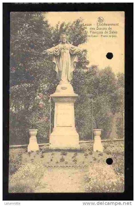 Leuze. B6. Etablissement Des Soeurs De Saint-François  De Sales. Le Sacré-Coeur. Plaine De Jeux. - Leuze-en-Hainaut