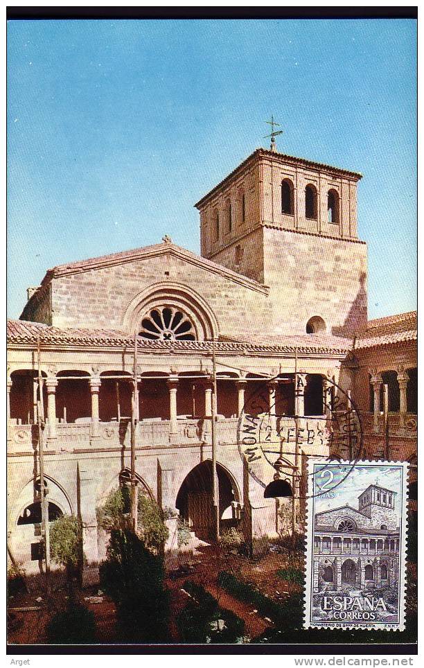 Carte-Maximum ESPAGNE, N°Yvert 1216  (Monastère De Santa Maria De Huerta) Obl 24.2.64 - Maximum Cards