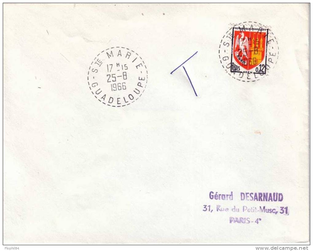 GUADELOUPE-STE MARIE 25-8-1966 - Other & Unclassified
