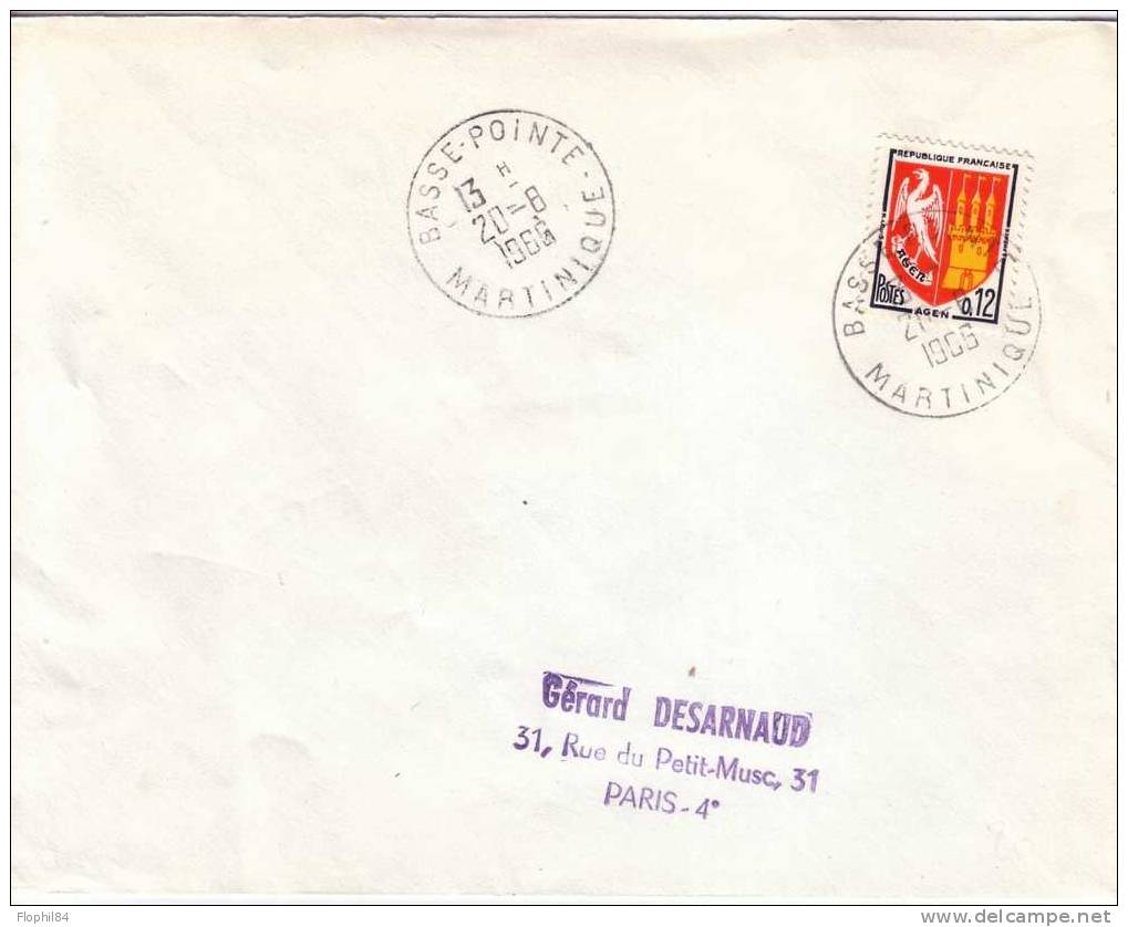 MARTINIQUE-BASSE POINTE 20-8-1969 - Other & Unclassified