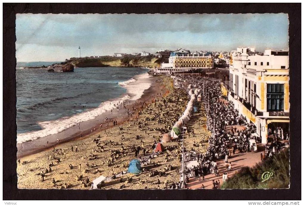 BIARRITZ - Grande Plage, Casino, Phare Et Hôtel Du Palais - Non Circulé - Not Circulated - Nicht Gelaufen. - Biarritz