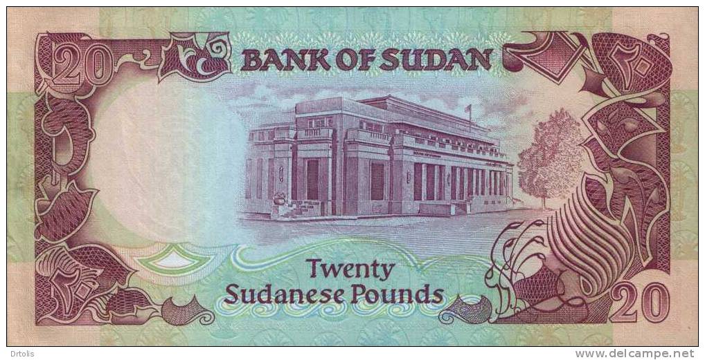 SUDAN / 20 POUNDS / UNC. / 2 SCANS . - Sudan