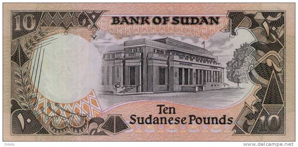 SUDAN / 10 POUNDS / UNC. / 2 SCANS . - Sudan