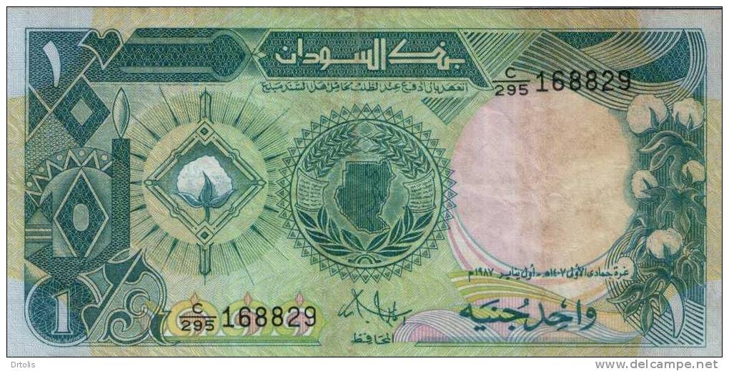 SUDAN / ONE POUND / USED / 2 SCANS . - Soudan