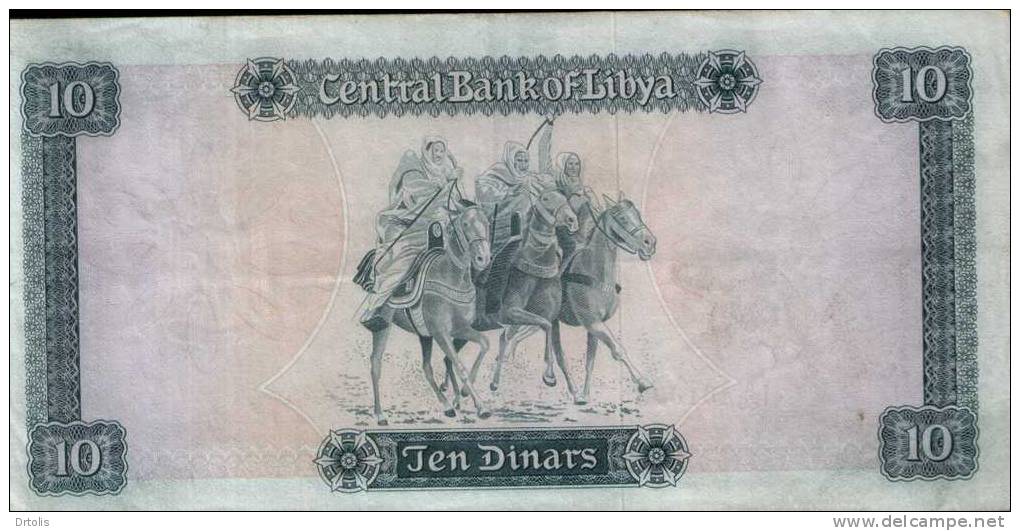 LIBYA / 10 DINARS / XF- AS UNC. / 2 SCANS . - Libye