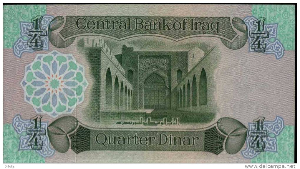 IRAQ / 1/4 DINAR / UNC. / 2 SCANS . - Iraq