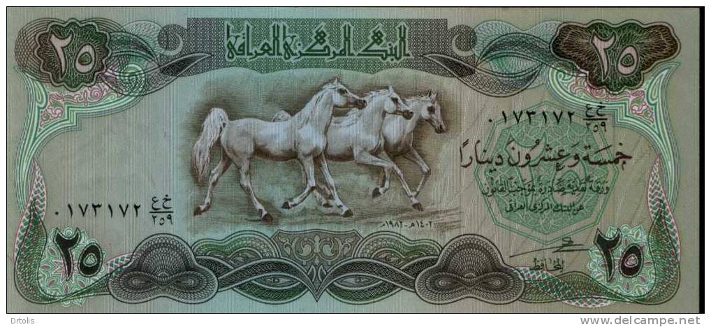 IRAQ / 25 DINARS / UNC. / 2 SCANS . - Irak