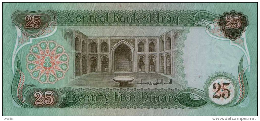 IRAQ / 25 DINARS / UNC. / 2 SCANS . - Irak