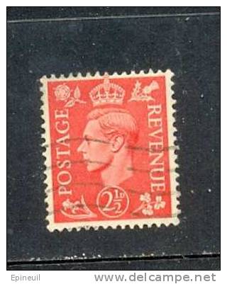 1951 °   YT N° 254  GB - Used Stamps