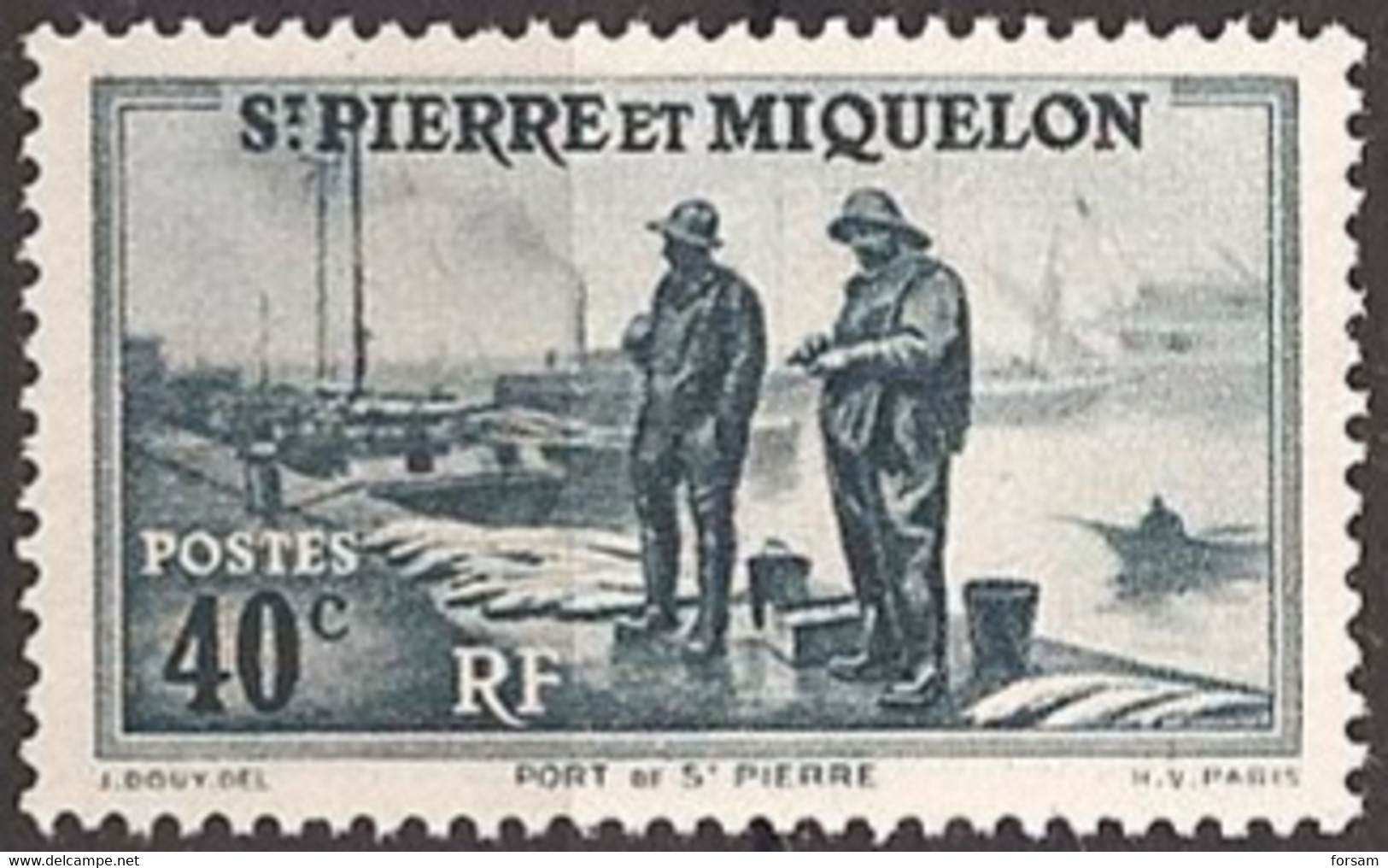 SAINT-PIERRE & MIQUELON..1939/40..Michel # 199...MLH. - Nuovi