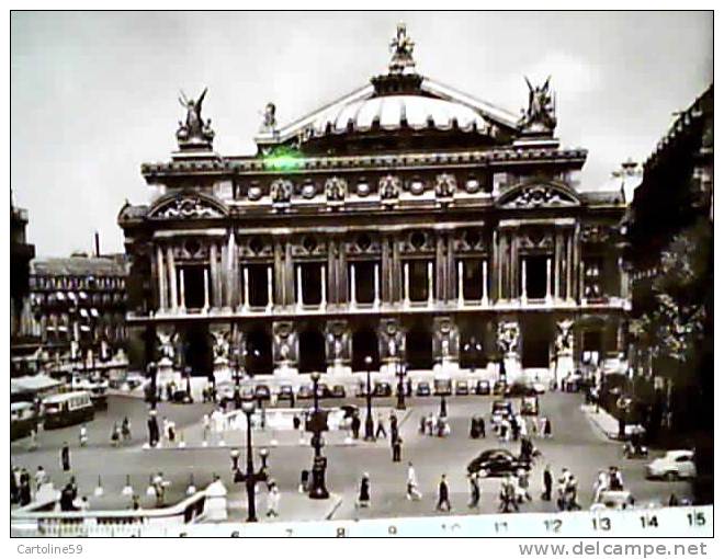 FRANCE PARIS OPERA TEATRO AUTOBUS VB1955  CB3380 - Transport Urbain En Surface