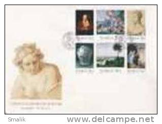 SWEDEN 1992, National Musuem, Paintings, Ceramic, Large FDC, Minor Fault - Musea