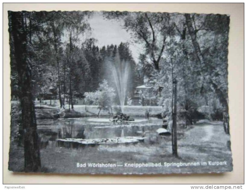 Bad Wörishofen - Springbrunnen Im Kurpark - Bad Woerishofen