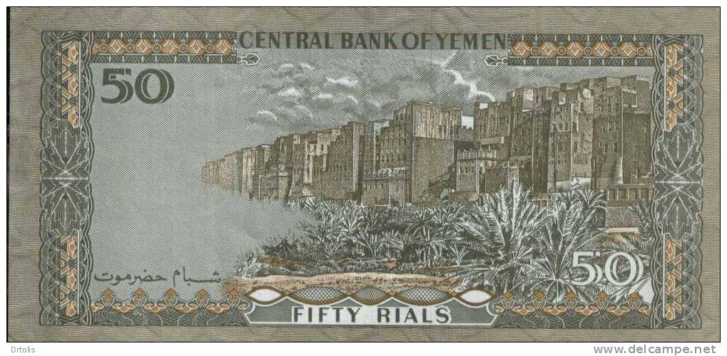 YEMEN / 50 RIALS / UNC. / 2 SCANS . - Yémen