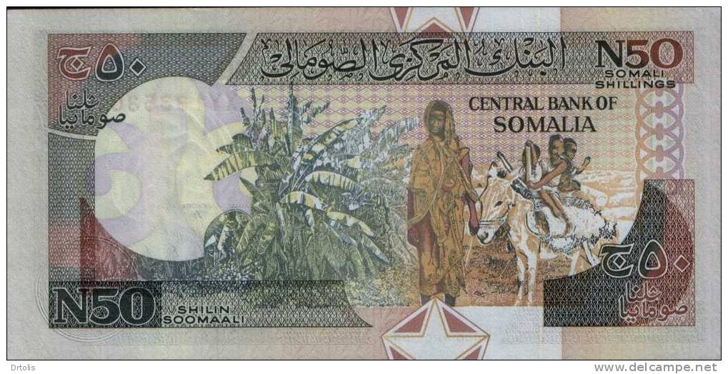 SOMALIA / 50 SHILIN / UNC. / 2 SCANS . - Somalie