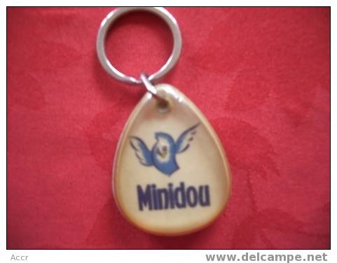 Porte-clefs : Minidou Adoucissant De Linge _ Jeton De Caddie _ Chariot Pas' - Einkaufswagen-Chips (EKW)