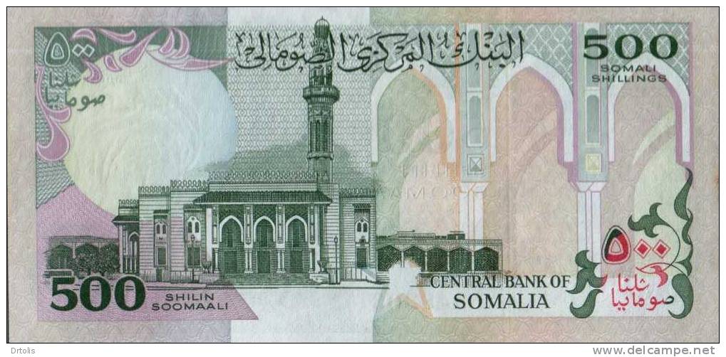 SOMALIA / 500 SHILIN / UNC. / 2 SCANS . - Somalia