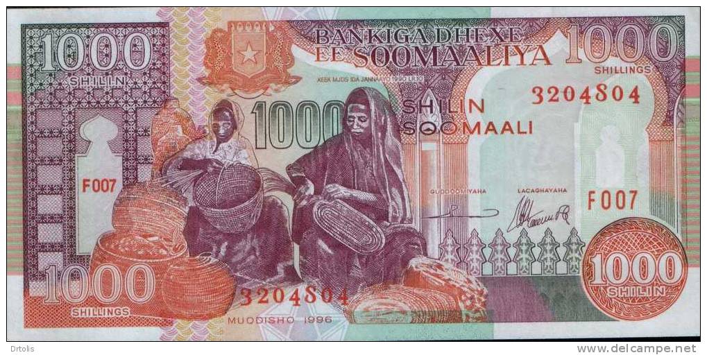 SOMALIA / 1000 SHILIN / UNC. / 2 SCANS . - Somalie