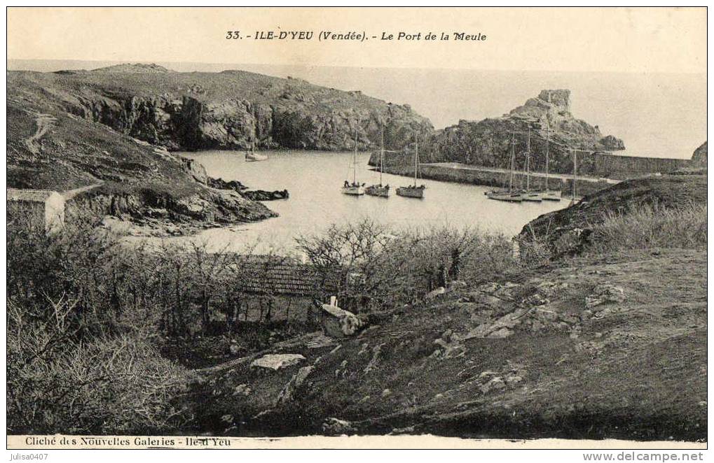 ILE D'YEU (85) Port De La Meule Bateaux - Ile D'Yeu