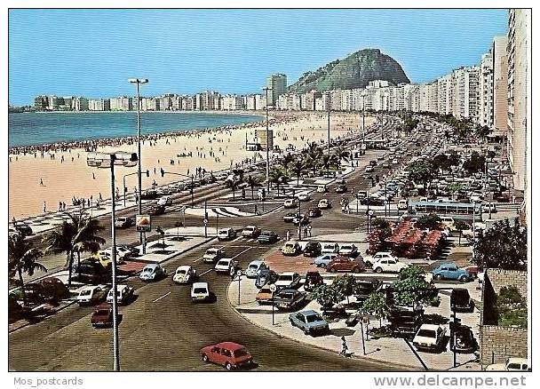 Brasil - Rio De Janeiro - Praia De Copacabana      CC97 - Copacabana