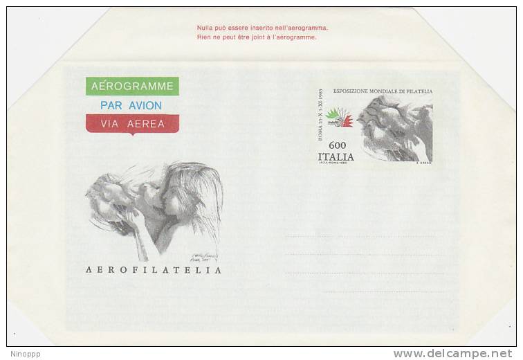 Italy-1985 A23 Italia 85 World Expo Unused Aerogramme - Verzamelingen