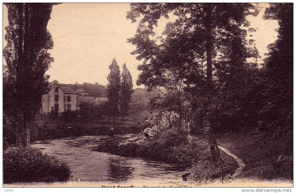 /56/ PONT SCORFF  EN AVAL DU VIEUX PONT - Pont Scorff