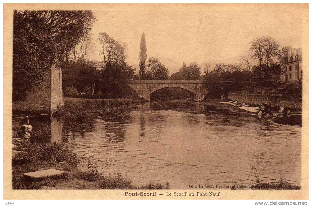 /56/ PONT SCORFF  LE SCORFF AU PONT NEUF - Pont Scorff