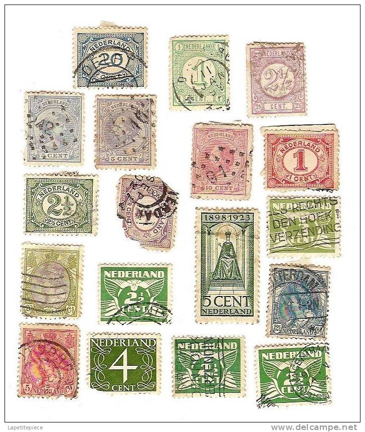 Lot D'anciens Timbres Pays-Bas, Nederland, A Trier - Verzamelingen