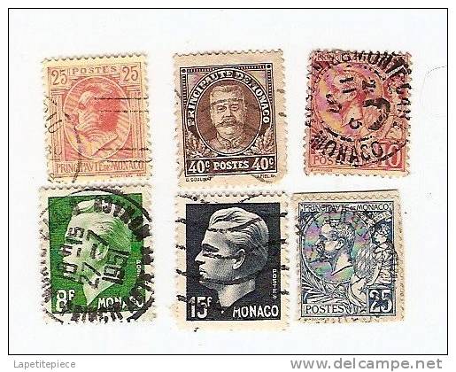 Lot D'anciens Timbres Monaco, A Trier - Colecciones & Series