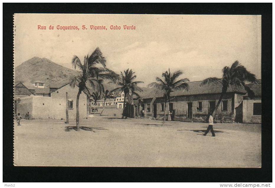 1510-S.VICENTE(CABO VERDE)-RUA DE COQUEIROS-FP - Capo Verde