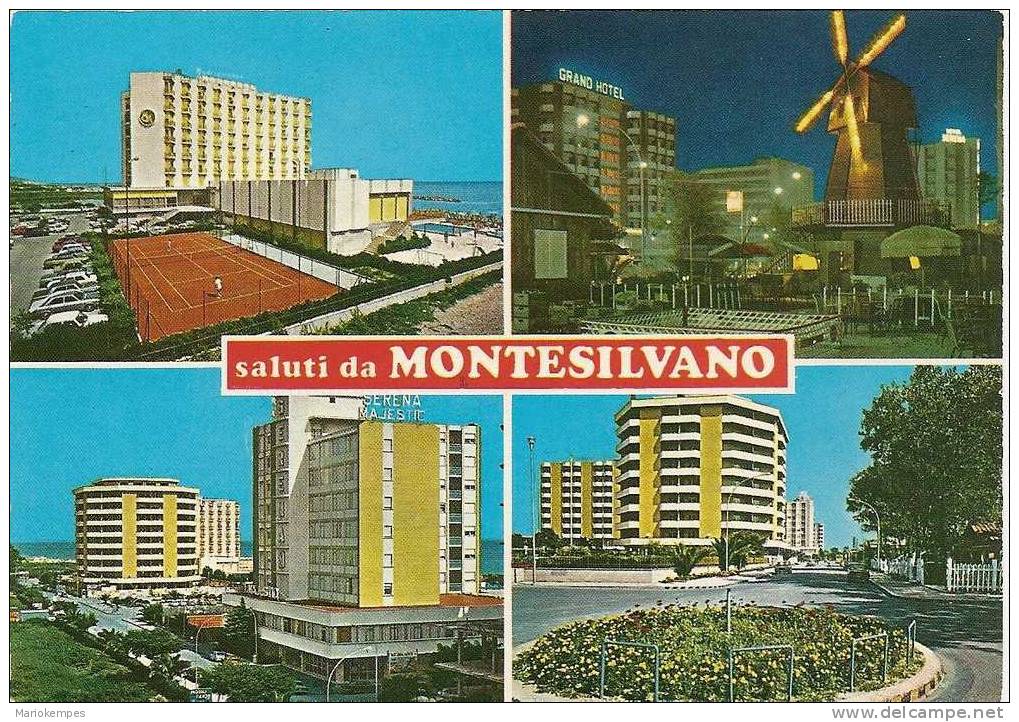 Saluti Da MONTESILVANO  -  4 Vedute - Pescara