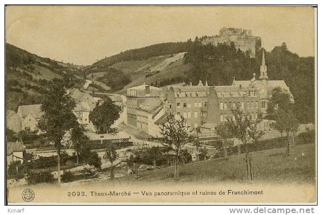 CP De THEUX - MARCHE " Vue Panoramique Et Ruines De Franchimont " . - Theux