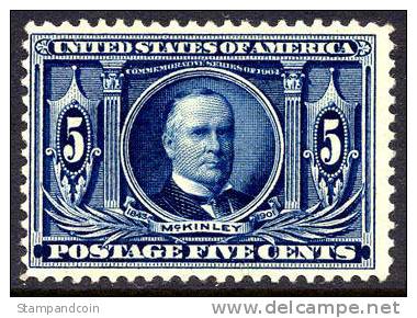 US #326 Mint Never Hinged 5c Louisiana Purchase Expo From 1904 - Unused Stamps