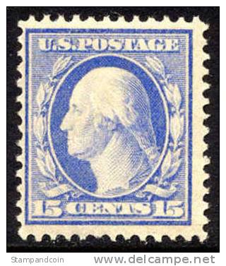 US #340 Mint Never Hinged 15c Washington From 1908 - Unused Stamps