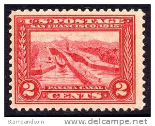 US #398 Mint Never Hinged 2c Panama-Pacific Expo From 1913 - Neufs