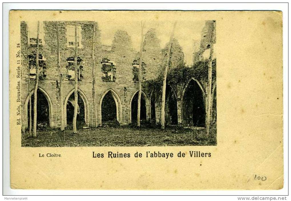 Les Ruines De L'abbaye De Villers - Le Cloître - Ed. Nels Serie 11 N° 24 - Lotes Y Colecciones