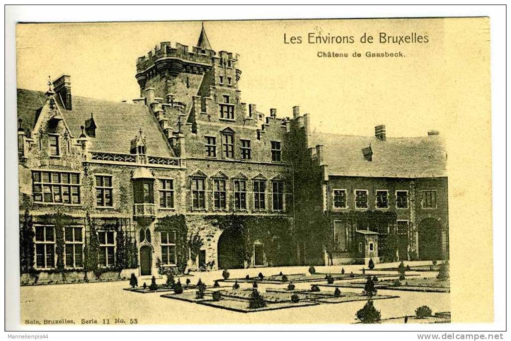 Les Environs De Bruxelles - Château De Gaasbeck - Nels Serie 11 N° 53 - Lotes Y Colecciones