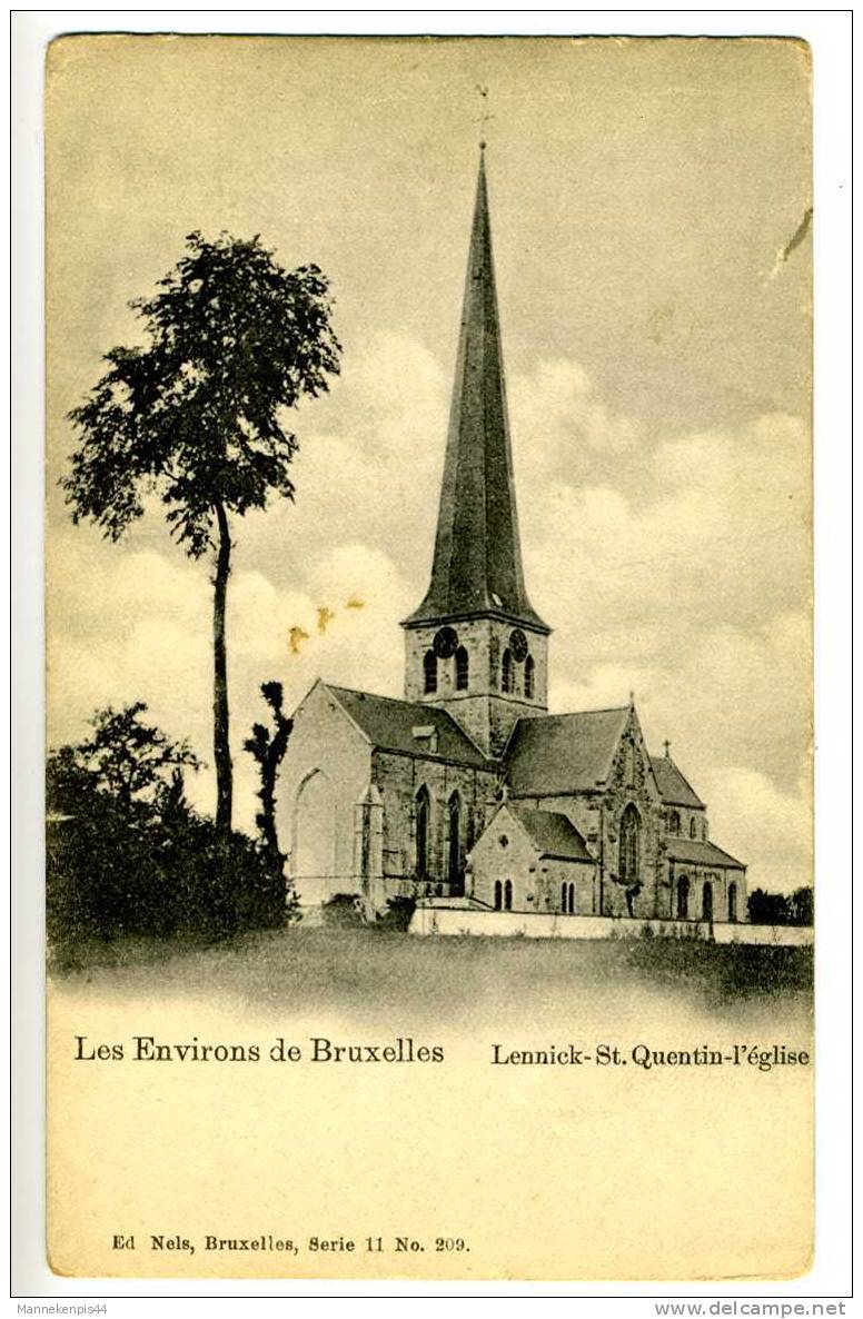 Les Environs De Bruxelles - Lennick-St. Quentin-l'église - Ed. Nels Serie 11 N° 209 - Sets And Collections