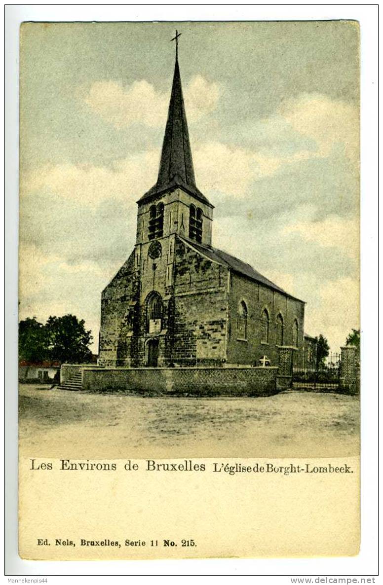 Les Environs De Bruxelles - L'Eglise De Borght-Lombeek - Ed. Nels Serie 11 N° 215 - Lots, Séries, Collections