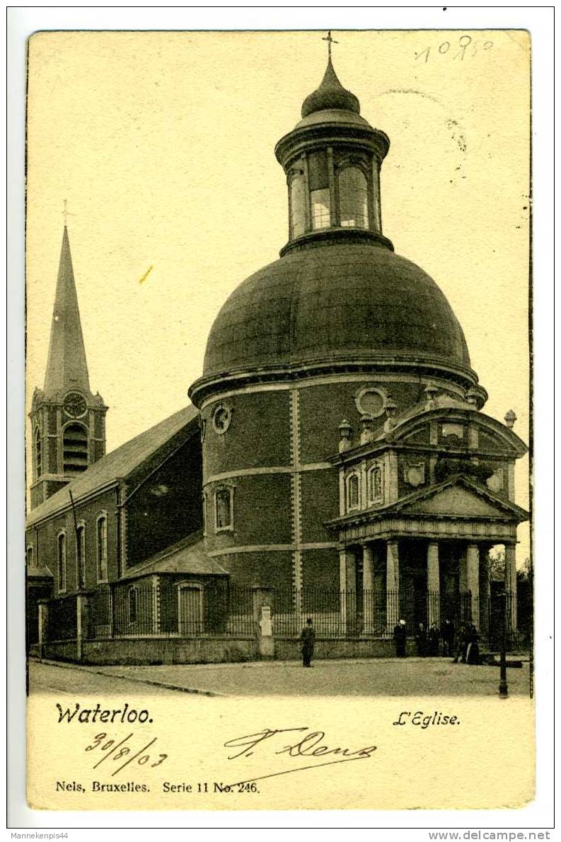 Waterloo - L'Eglise - Nels Serie 11 N° 246 - Lotes Y Colecciones