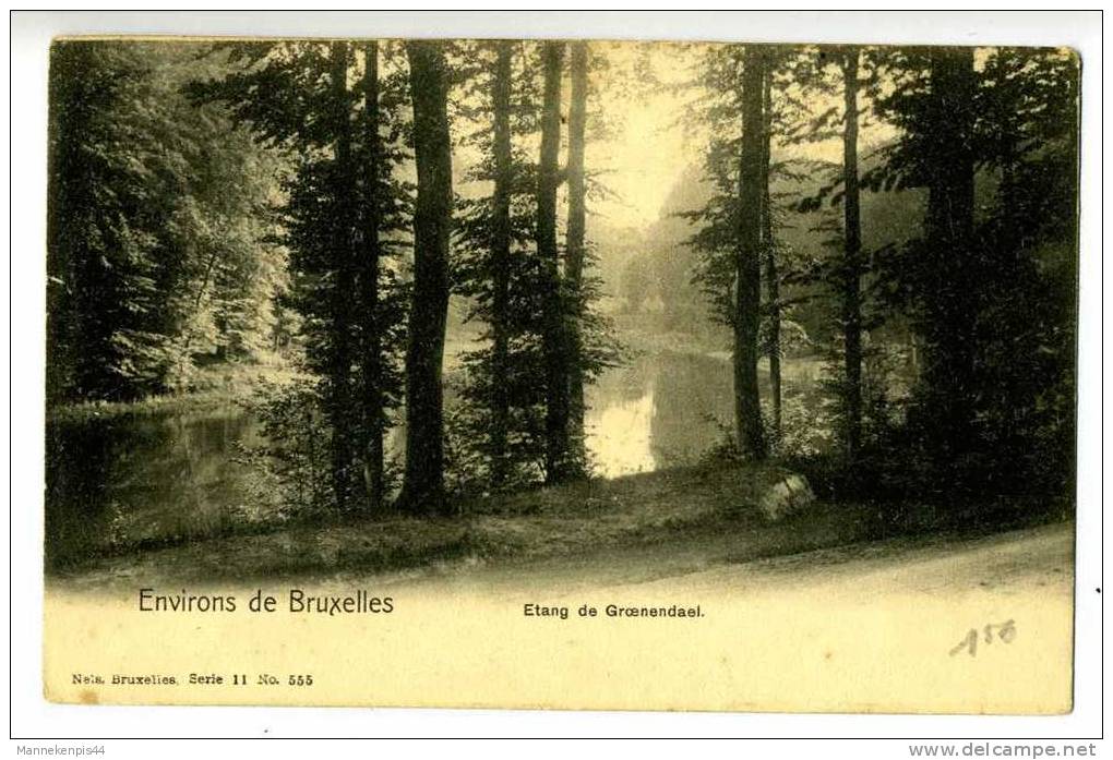 Environs De Bruxelles - Etang De Groenendael - Nels Serie 11 N° 555 - Lotes Y Colecciones