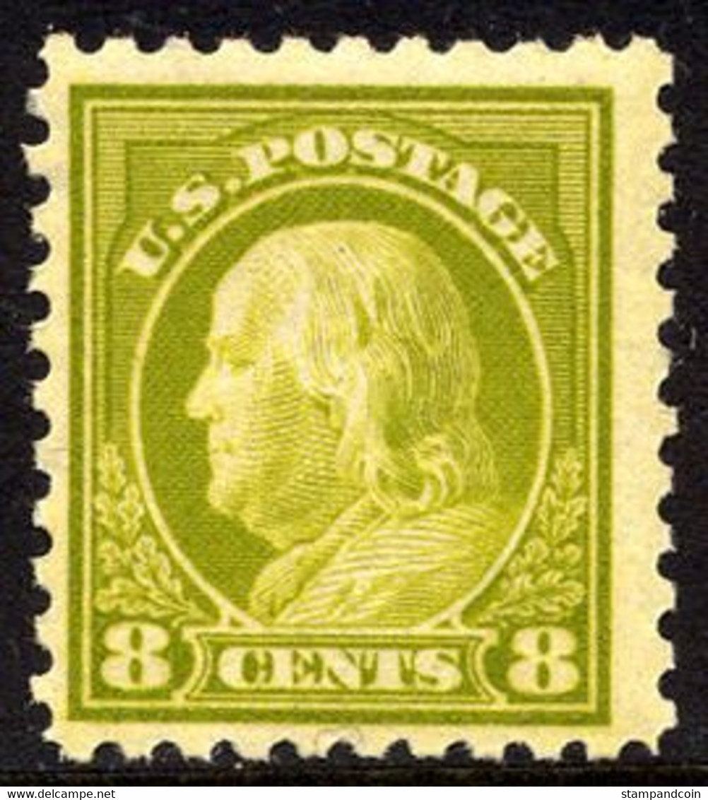 US #431 Mint Never Hinged 8c Franklin From 1914 - Unused Stamps