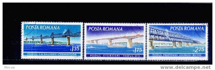 Roumanie  Yv.no.2694/6 Obliteres,serie Complete - Gebraucht