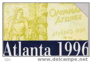 # ITALY 526 100 Anniversario Olimpiadi Moderne - Atlanta 96 (31.12.98) -sport- Tres Bon Etat - Publiques Figurées Ordinaires