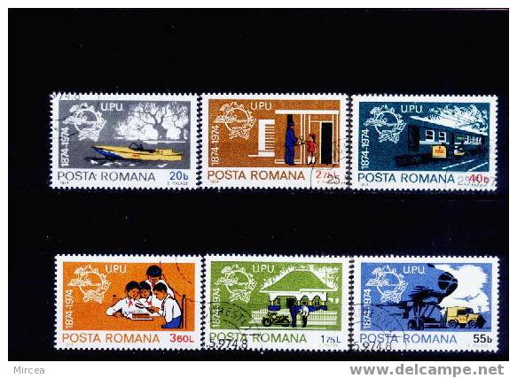 C2150 - Roumanie 1974 Yv.no.2838/43 Obliteres,serie Complete - Used Stamps