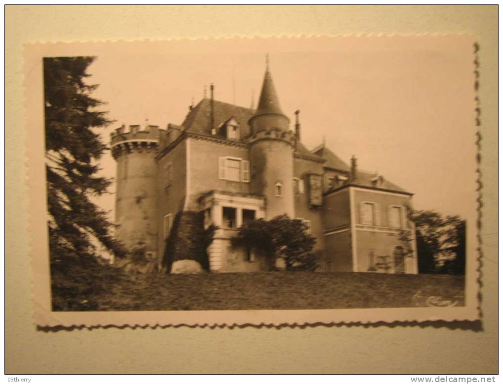 CPSM 63-LEZOUX-CHATEAU DE CROPTES-1954- - Lezoux