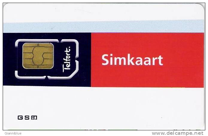 GSM Sim Card  From Netherlands (mint) - "Telfort" - Non Classés
