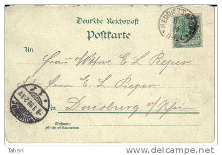 Germany,Erfurt.1899. Vintage Litho . Postcard. - Erfurt